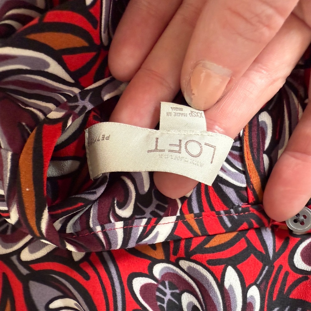 Patterned Shift Dress - image 3